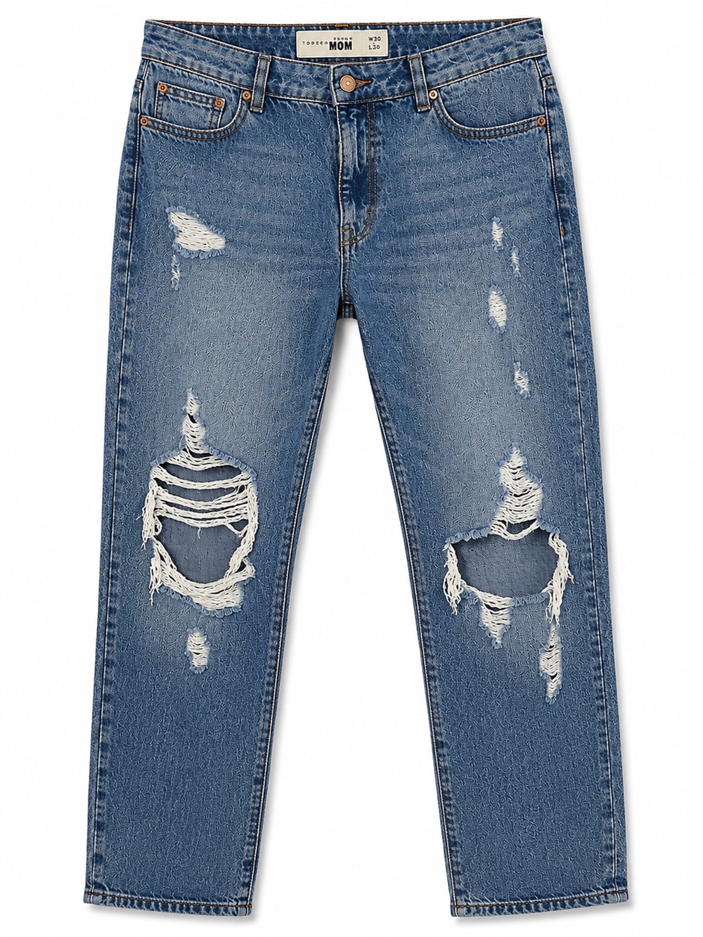 Topshop Moto W30 L30 Distressed Ripped Jeans